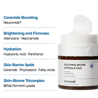 Curecode Soothing Biome Ampoule Pad
