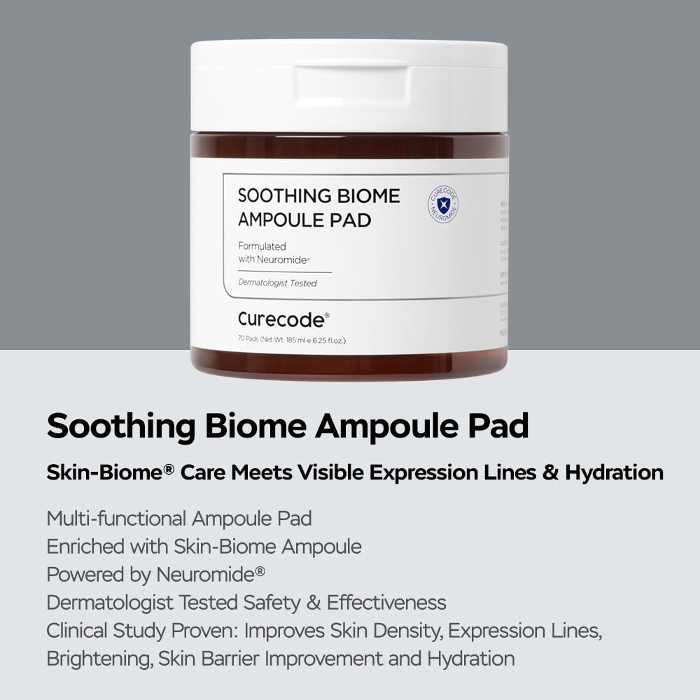 Curecode Soothing Biome Ampoule Pad